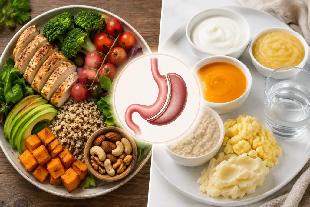 What to Eat Before and After Bariatric Surgery